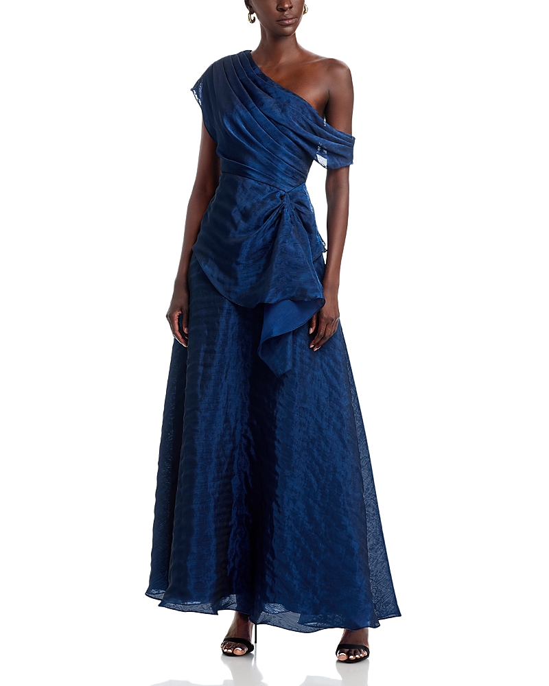Theia Avalina Organza Lame Gown