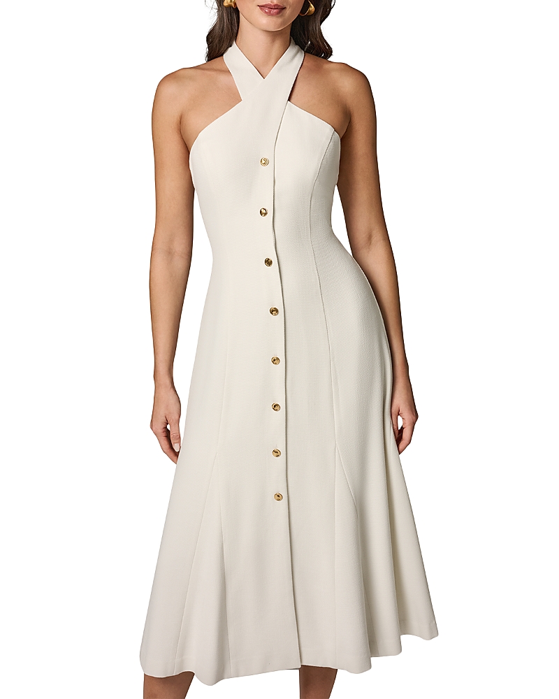Donna Karan Textured Midi Dress