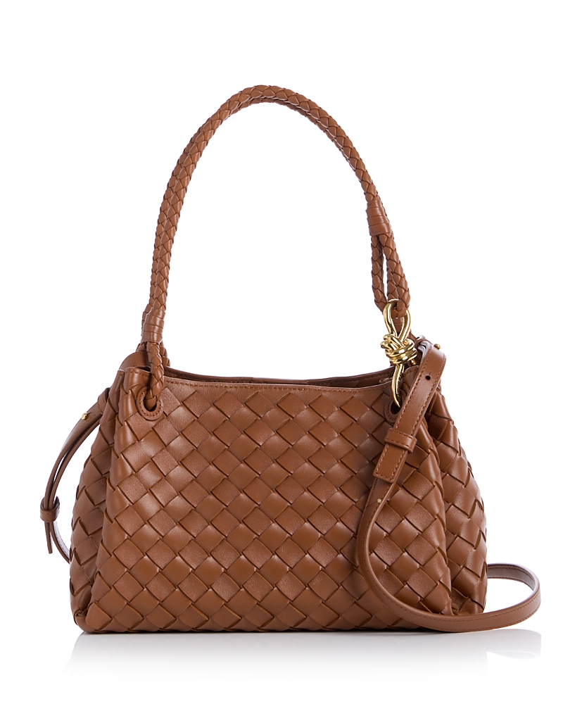 Bottega Veneta Parachute Leather Top Handle Bag