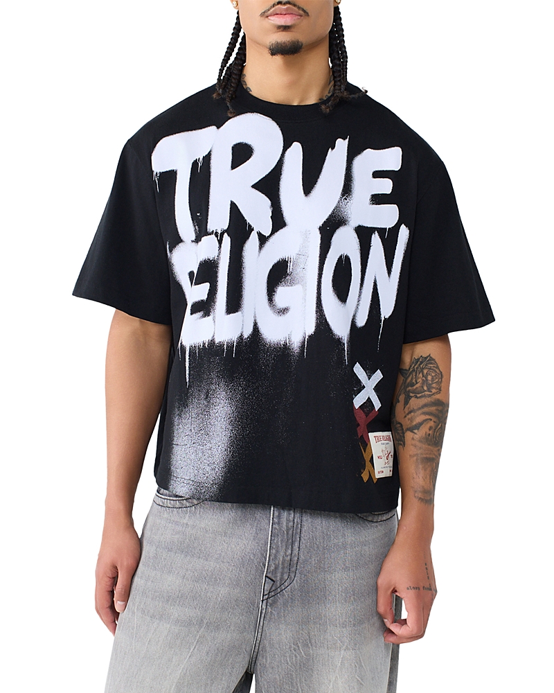 True Religion Graffiti Logo Graphic T-Shirt
