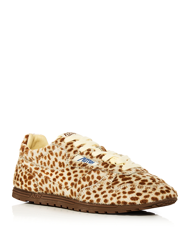 Autry Women's Windspin Calf Hair Sneakers
