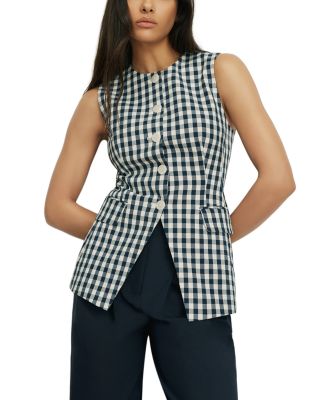 Lois Gingham Vest