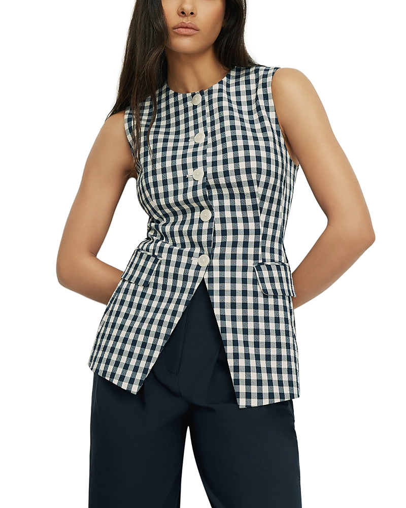 Veronica Beard Lois Gingham Vest