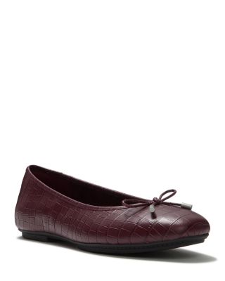 Women's Delicato Croco Ballet Flats