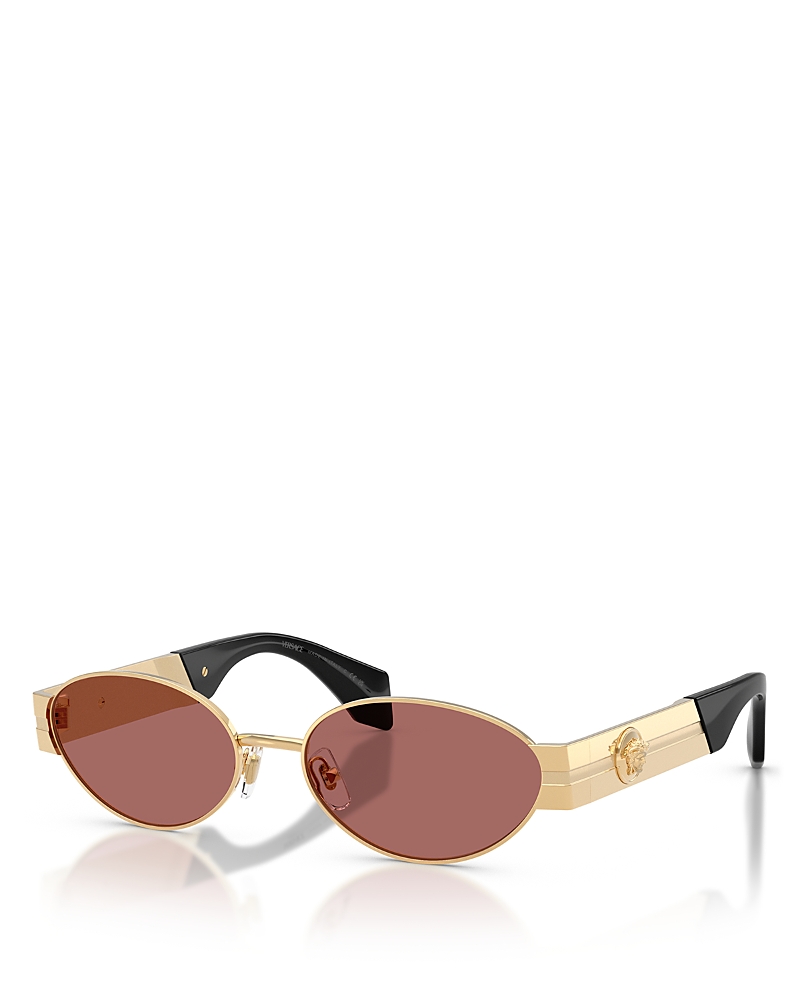 Versace Oval Sunglasses, 55mm