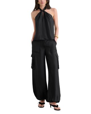 James Mid Rise Wide Leg Cargo Pants