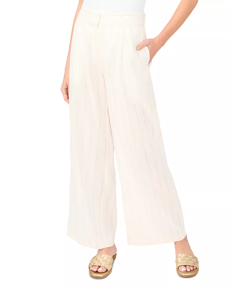 Vince Camuto Pleat Front Wide Leg Pants