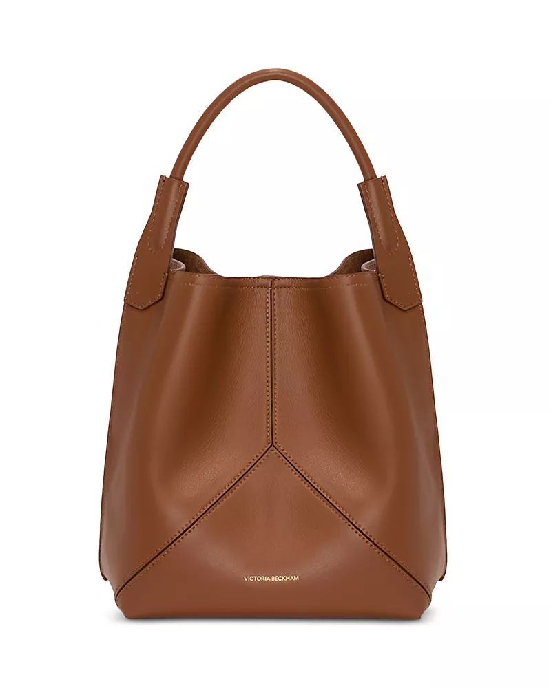 Victoria Beckham Victoria Medium Leather Bucket Bag