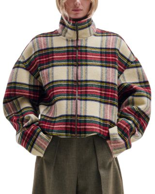 Wool Tartan Check Jacket