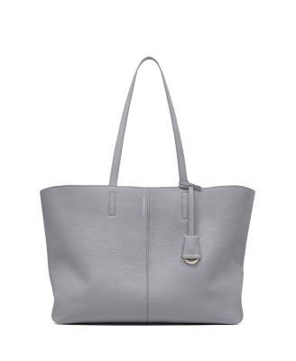 Large Leather Snap Soft Tote
