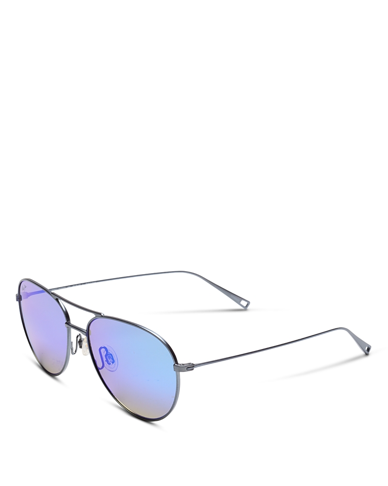 Maui Jim Aviator Sunglasses, 58mm