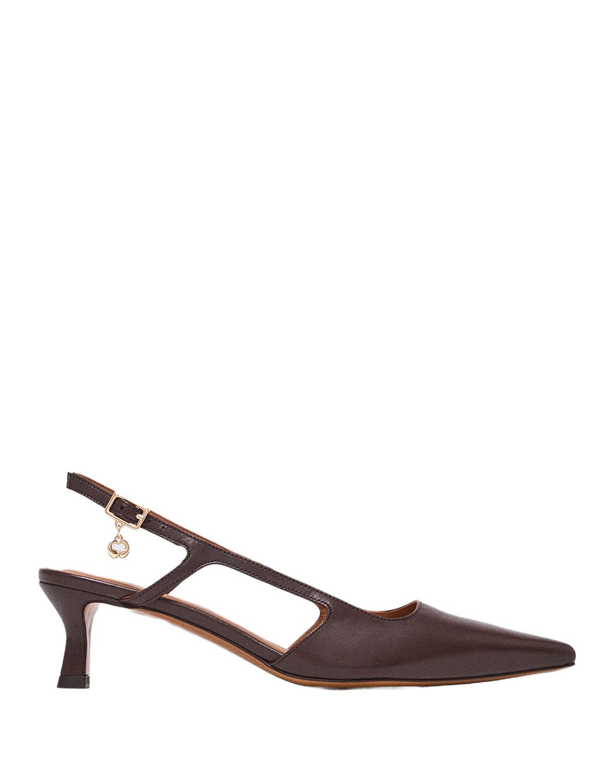 Maje Women's Leather Slingback Pumps
