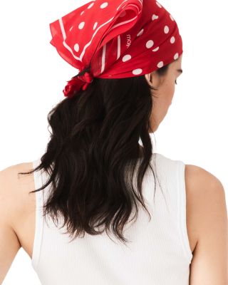 Polka Dot Cotton Bandana 