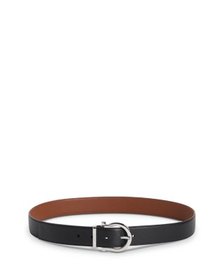 Women's Gancini Reversible Leather Belt