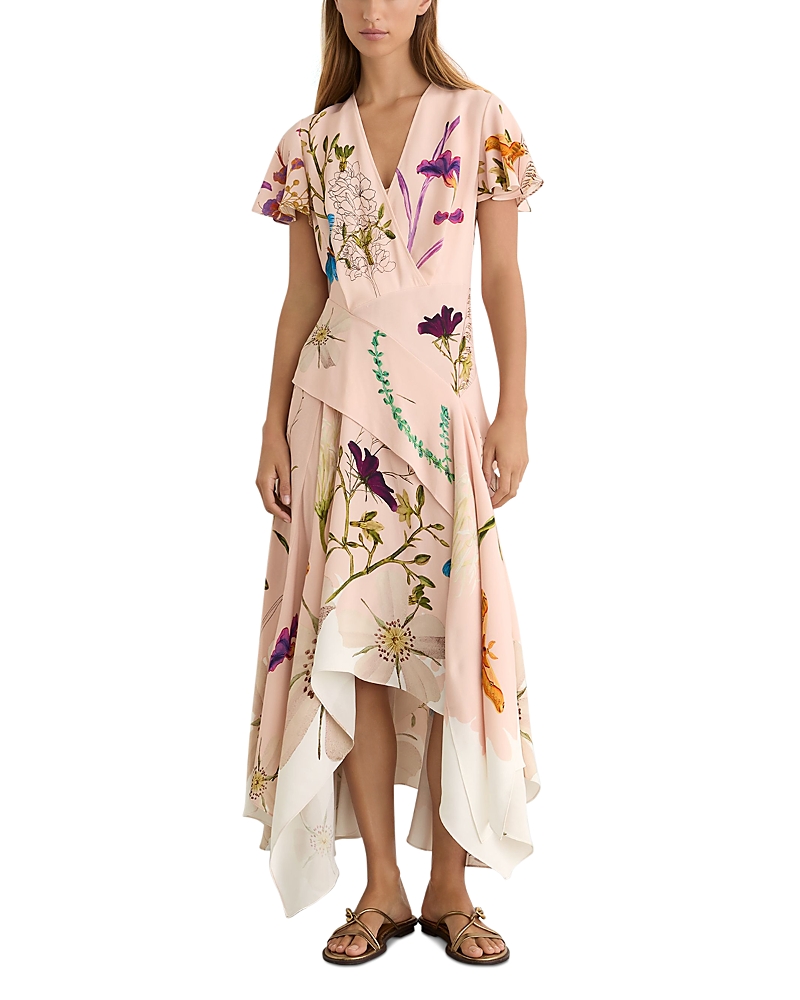 Reiss x Nybg SS26 Short Sleeve Floral Dress