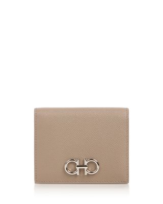 Gancini Compact Leather Bifold Wallet