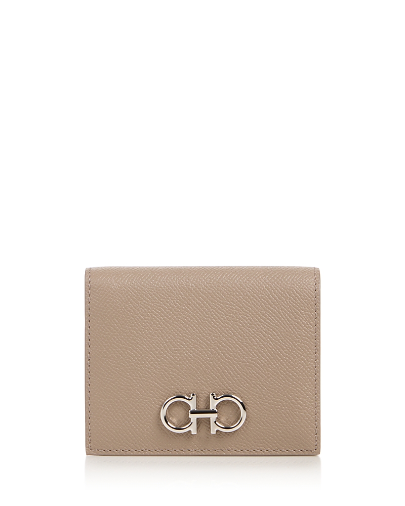 Ferragamo Gancini Compact Leather Bifold Wallet