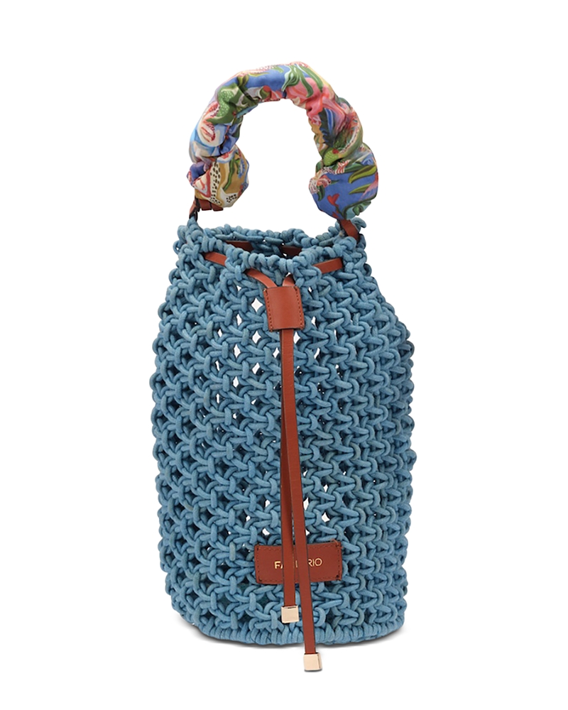 Farm Rio Medium Macrame Shoulder Bag · OS
