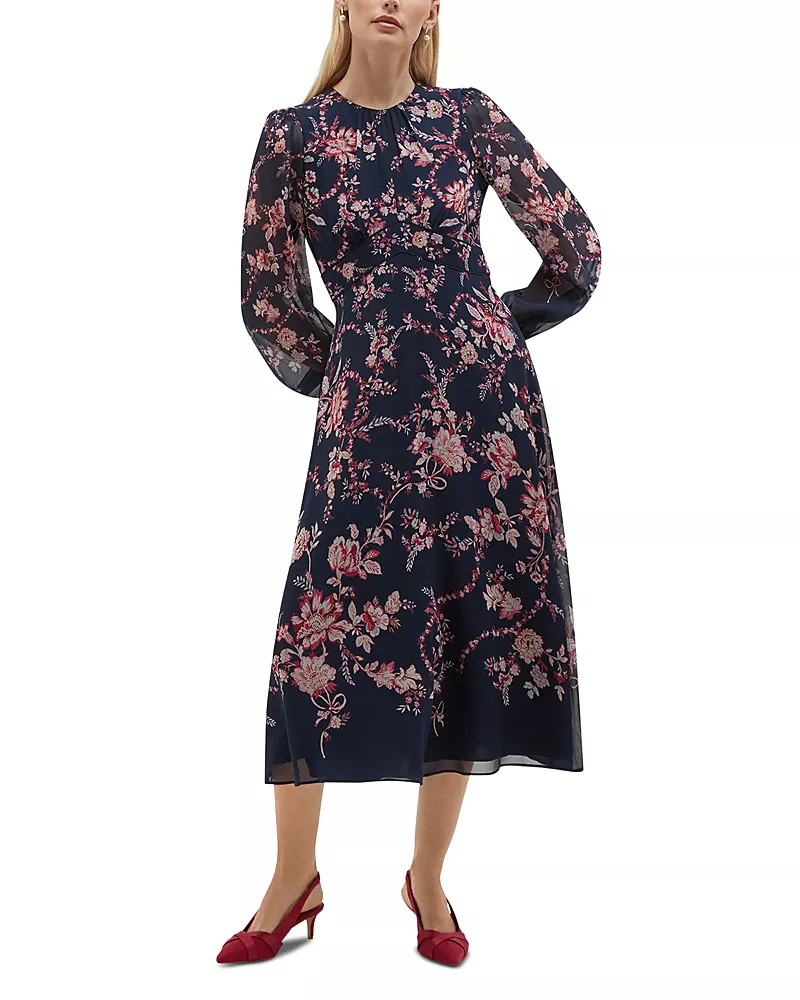 Hobbs London Demi Silk Dress