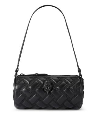 Kensington Small Quilted Leather Barrel Bag