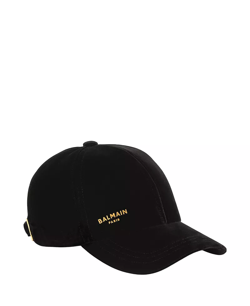 Balmain Paris Velvet Cap