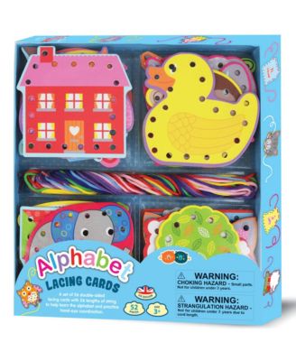  Alphabet Lacing Cards 52Pc, Ages 3+