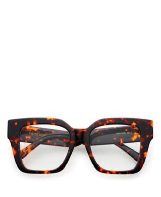 Oversized Womens Blue Light Reading Glasses, 52 mm