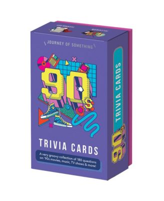  90's Trivia Cards Party Card Game 180 Cool Questions, Ages 14+