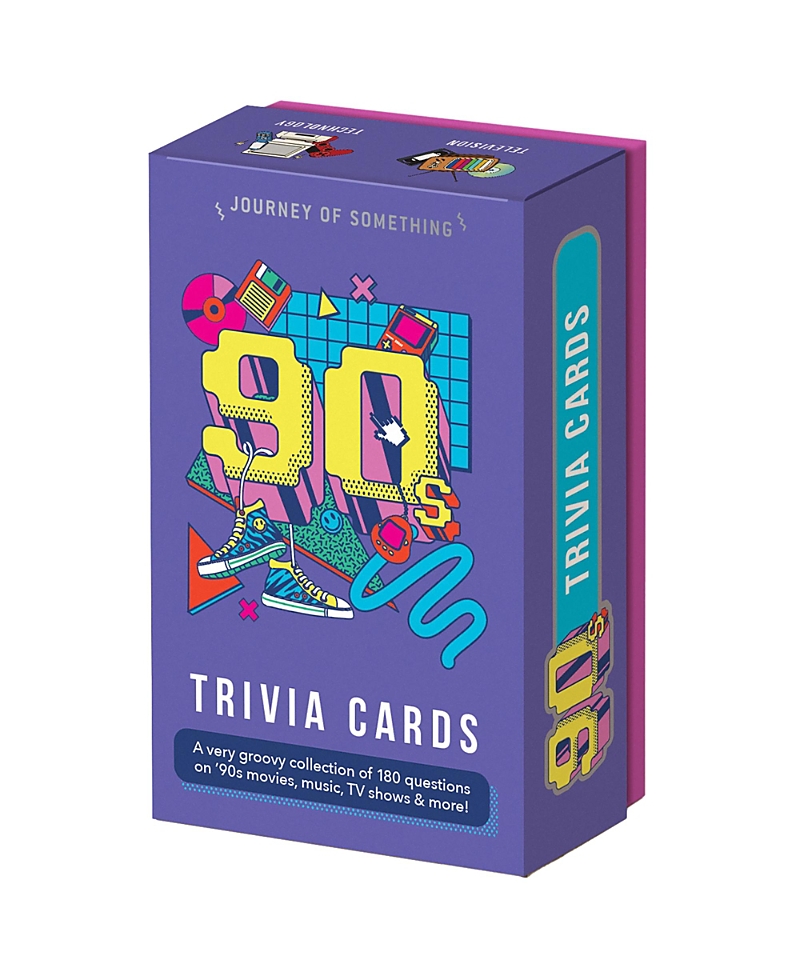 Journey of Something 90's Trivia Cards Party Card Game 180 Cool Questions, Ages 14+