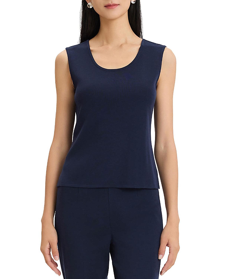 Ming Wang Plus Scoop Neck Knit Tank