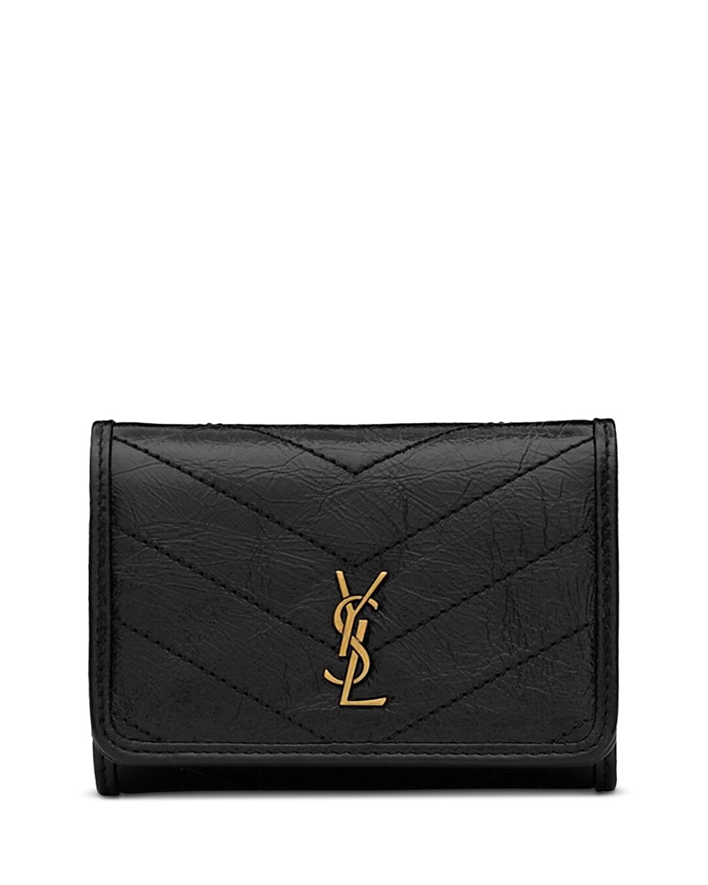 Saint Laurent Niki Slim Tri-Fold Wallet