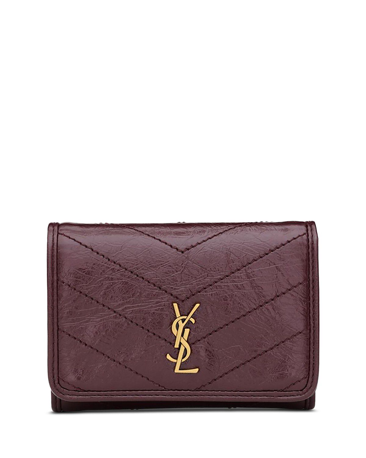 Saint Laurent Niki Slim Tri-Fold Wallet