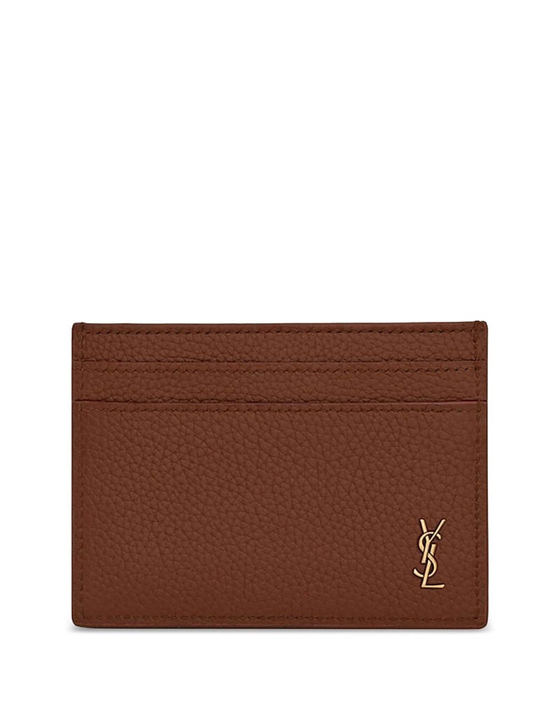 Saint Laurent Tiny Cassandre Credit Card Case · OS