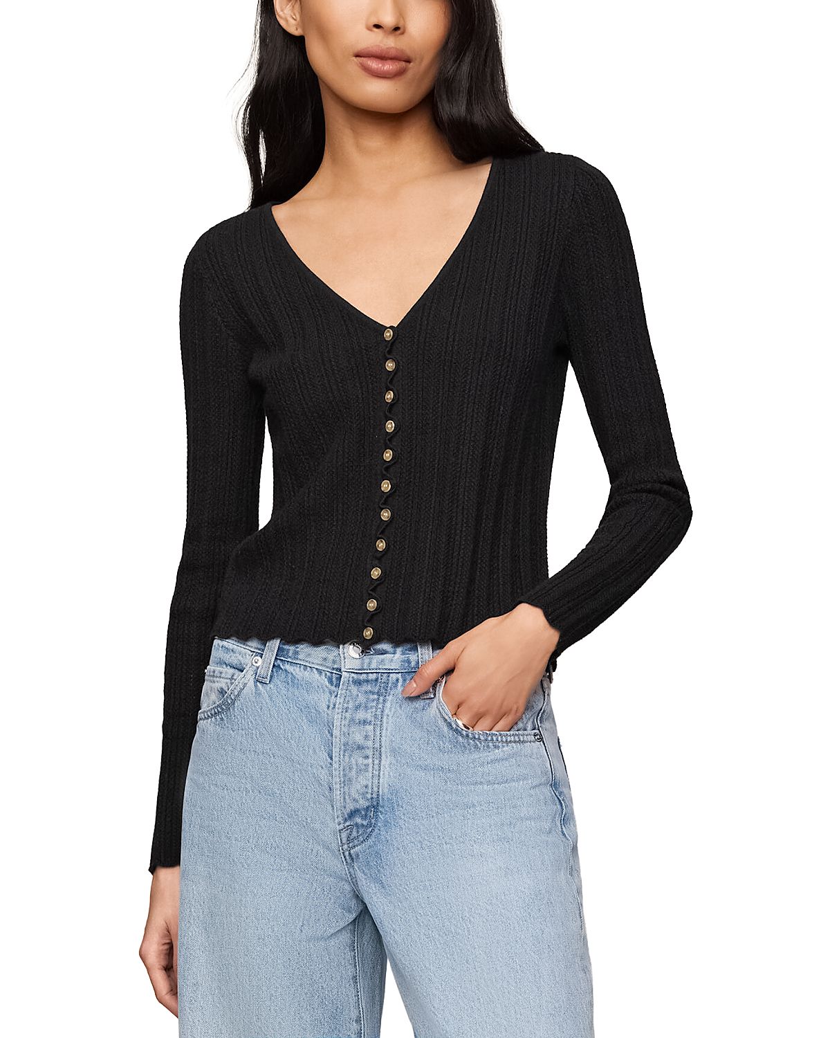 Z Supply Landa V Neck Sweater Top