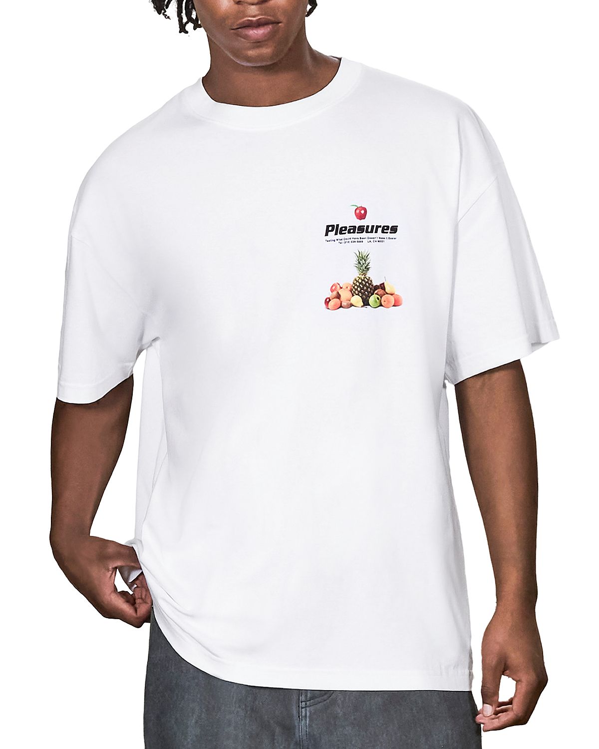 Pleasures Fruit Delivery Logo Graphic T-Shirt