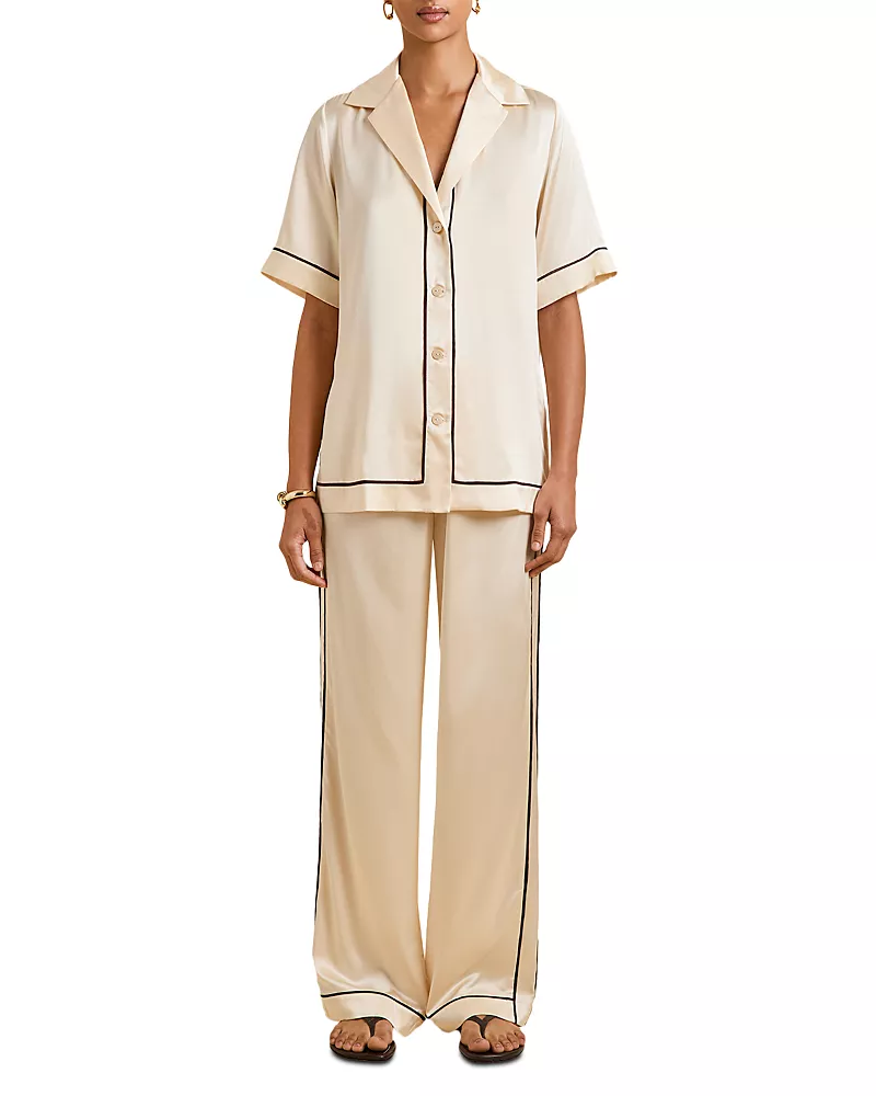 Olivia von Halle Tilda Silk Pajama Set