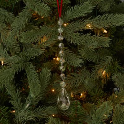 Glass Iridescent Icicle Ornament