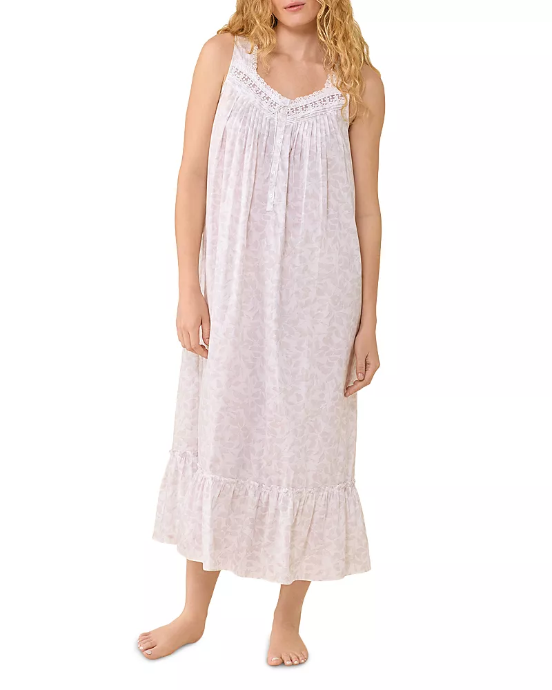 Eileen West Sleeveless Cotton Lawn Woven Ballet Nightgown