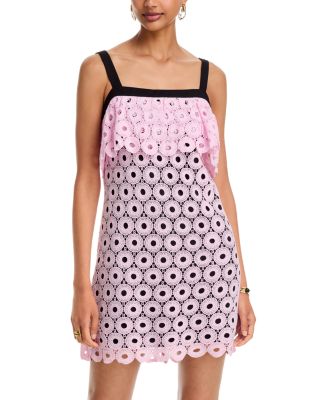 Geo Lace Mini Dress - Exclusive 