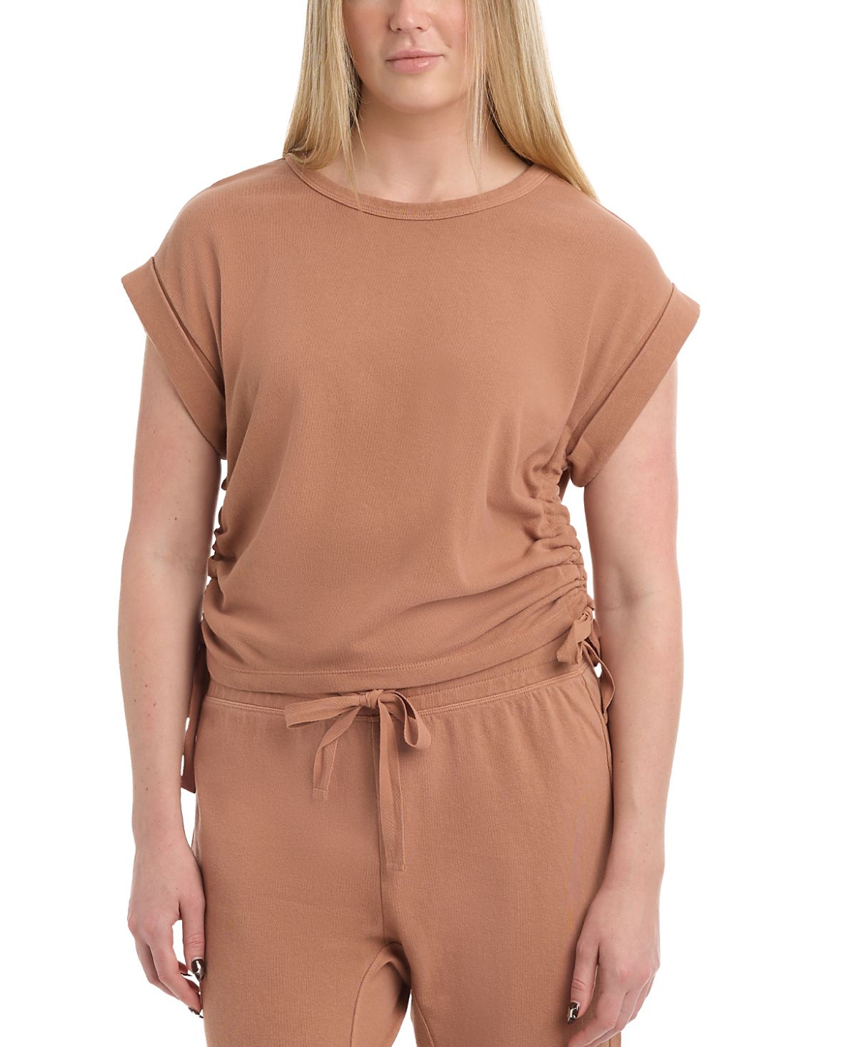 Wilt Clothing Round Neck Side Drawstrings Top