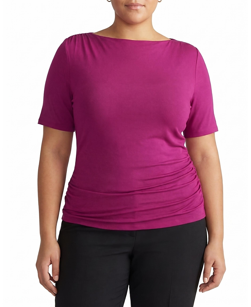 Universal Standard Women's Plus Louise Short Sleeve Liquid Jersey Top