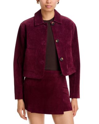 Real Suede Cropped Blazer