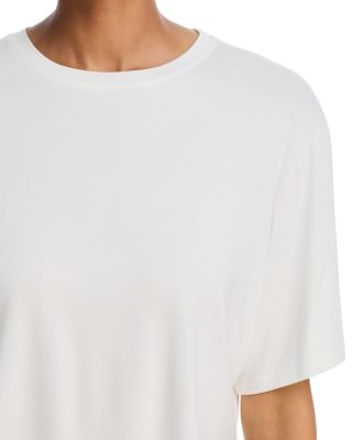 Djuna Oversized Crop Jersey Tee - thumbnail 4