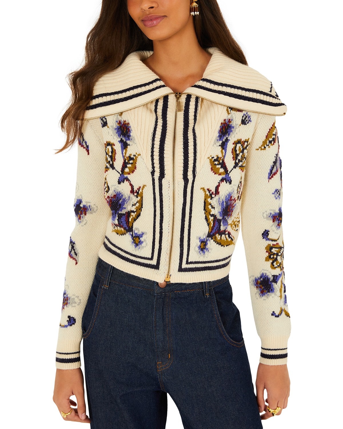 Golden Nature Knit Cardigan
