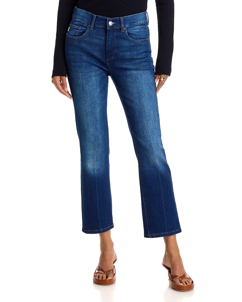 DL1961 Mara Straight Mid Rise Instasculpt Ankle Jeans in Santa Monica