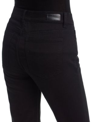 Mara Straight Mid Rise Instasculpt™ Ankle Jeans in Black - thumbnail 5