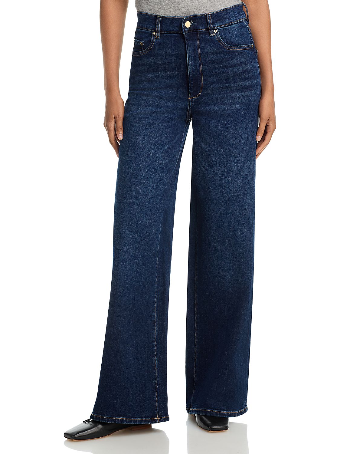 DL1961 Hepburn High Rise Wide Leg Jeans