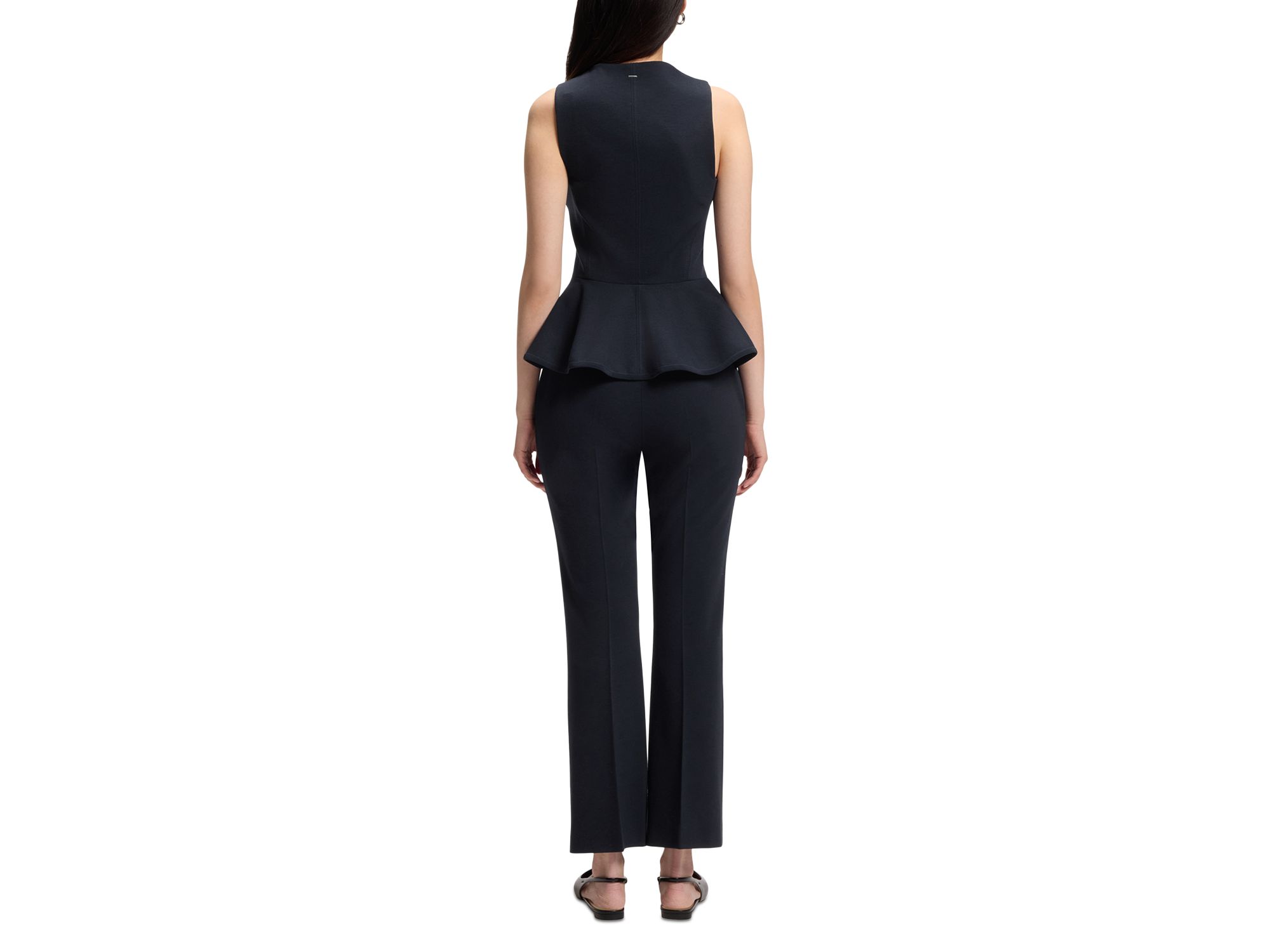 Julorna Zip-Up Peplum Top — Image 3