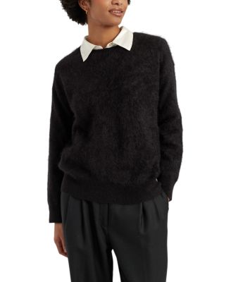  Women's Brushed Cashmere Crew Neck Sweater