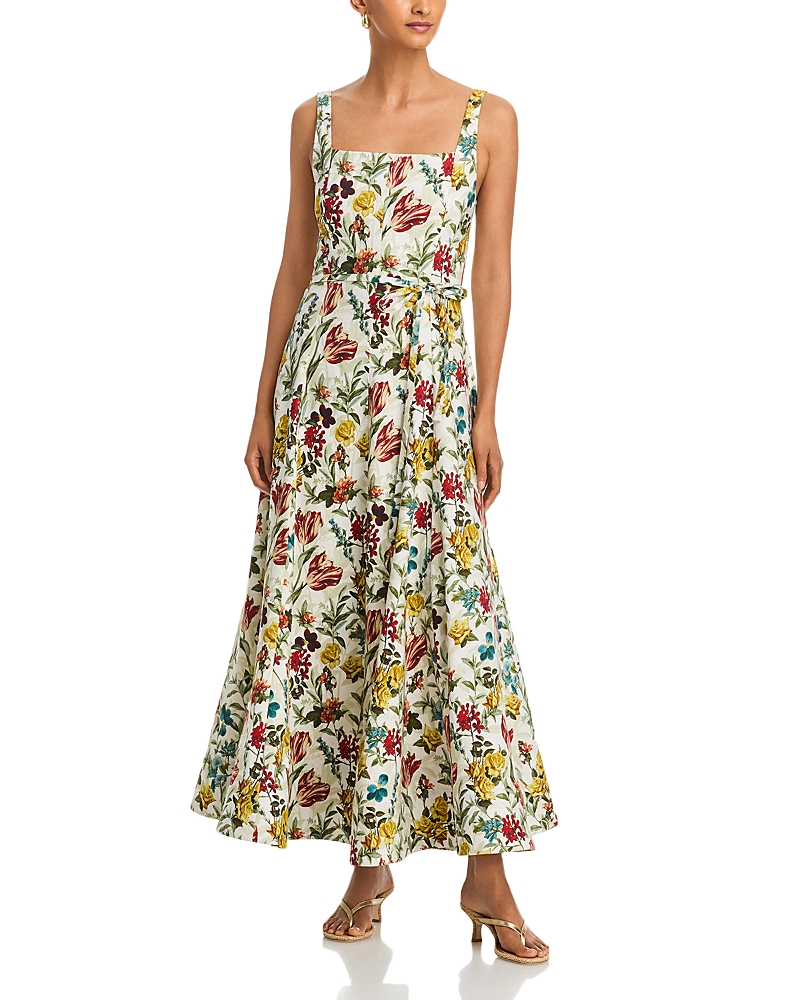 Alice and Olivia Polly Seamed Tie Waist Dress